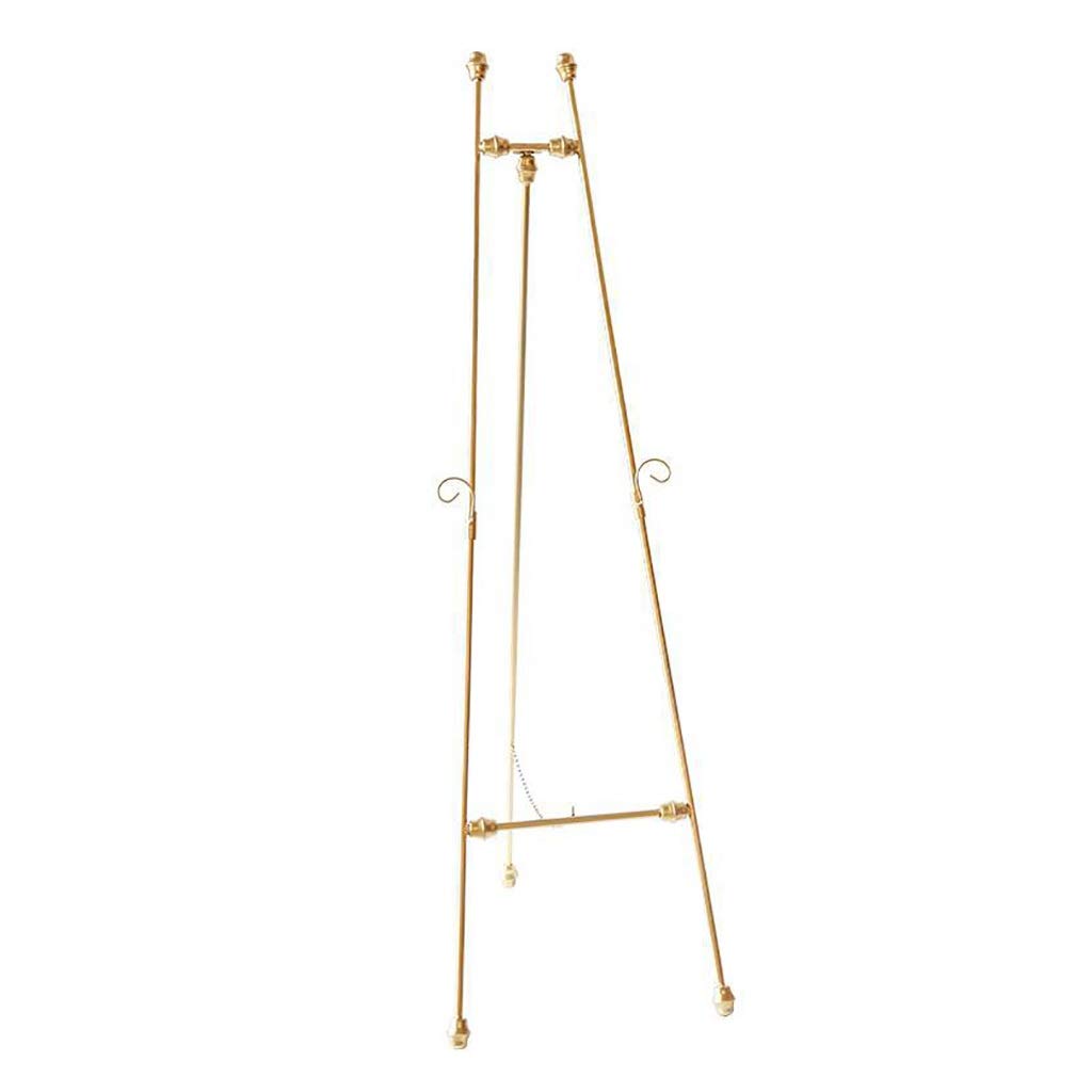CWCQGH Sturdy Industrial-Style Poster Stand Sign Holder & Display Easel Adjustable Height Perfect for Events Promotions & Presentations
