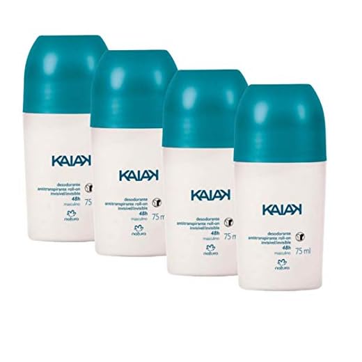 Natura Desodorante Antitranspirante Roll-on Masculino - 75ml (KIT COM 4 Unidades)