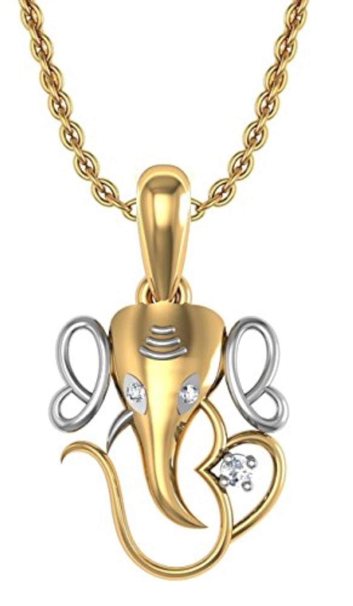Women's 14k Yellow Gold Pendant, Elegant Gift