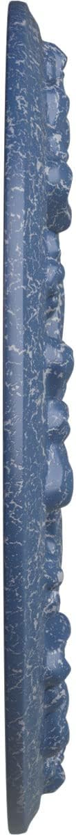 Ekena Millwork CM12RIAMC 12-1/4" x 7-1/2" x 7/8" Ribbon with Bow Ceiling Medallion, Americana Crackle