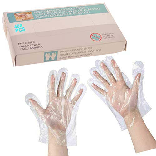 Guanti monouso in vinile in polvere, senza