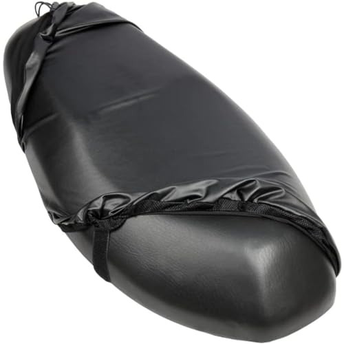 電動自転車用座席カバー、日よけ兼防水機能付き、電動自転車用座席カバー、大きめの伸縮性を持つ皮革素材で、収納可能。オートバイ用の雨よけ座席カバー (XL)