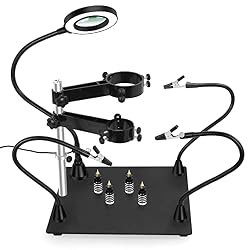 FANOOL Magnetic Helping Hands with Heat Gun Holder