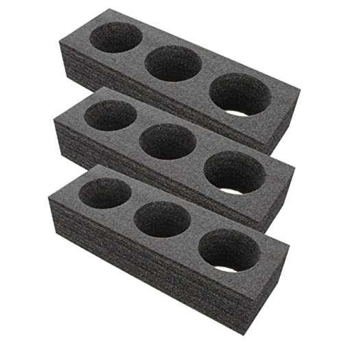 Ciieeo 3Pcs Takeout Beverage Carrier Pearl Cup Holders with Design Portable Drink Tray for Coffee Tea Ice for Office School Picnics and Parties