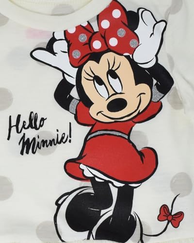 Disney Minnie Mouse Peplum T-Shirt and Leggings Outfit Set Infant to Big Kid Sizes (18 Months - 14-16)4
