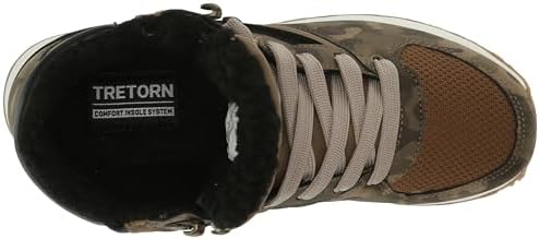 TRETORN Women's Lily Hi-Top Sneaker, Camo, 8 | Image 4