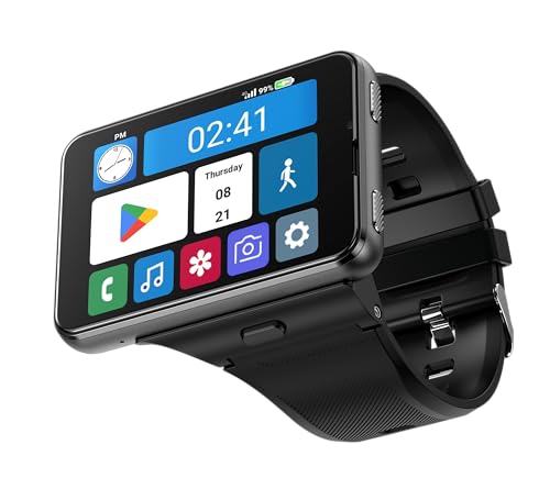 Genérico XJC01-K 4G Internet GPS Smartwatch 128GB Android 11.0 2.88 'Pantalla Grande 800W + 200W Doble cámara Google Play Tarjeta SIM Reloj Deportivo para Hombres