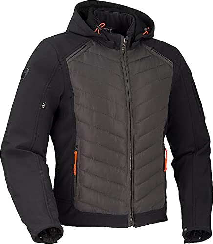 BERING Giacca Moto Segura NATCHO Nero/Grigio, Nero/Grigio, S