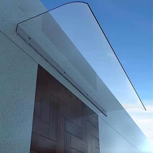Toldo transparente para puerta – Cubierta impermeable para refugio de jardín al aire libre, 3,5 mm de grosor, policarbonato invisible, protección contra la lluvia para puerta delantera, múltiples 40 x
