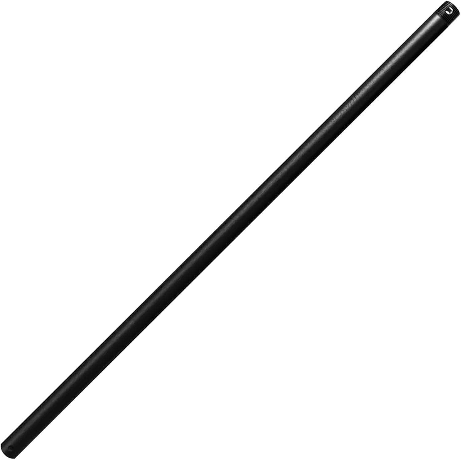 36 Inch Ceiling Fan Downrod Threaded, 1 Inch Outer Diameter Matte Black Ceiling Fan Extension Rod (With Threads),Down Rods Compatible With Most Ceiling Fans,Easy Installation