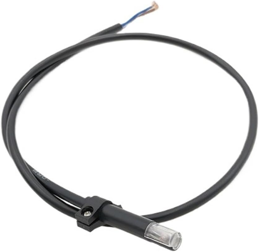 Electric Eye Burner Fire Detection Combustor QRB1 Flame Detector Standard photocell Plastic/Glass Bulb photosensitive Tube(Navy Blue)