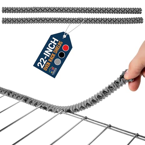 Silicone Oven Rack Shields by Linda’s Essentials (2 Pack)