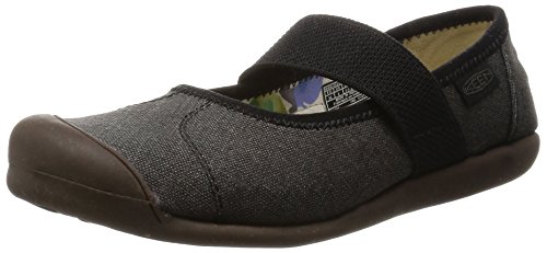 KEEN Women's Sienna MJ Canvas Mary Jane, New Black, 8.5 M US