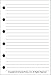 Pocket Size Notes Pages Planner Insert, Sized and Punched for Filofax Pocket Notebook