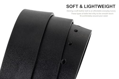 Mens Casual-Leather-Belt Classic-Adjustable Genuine-Leather Waist Strap Every Day Jeans Belts4