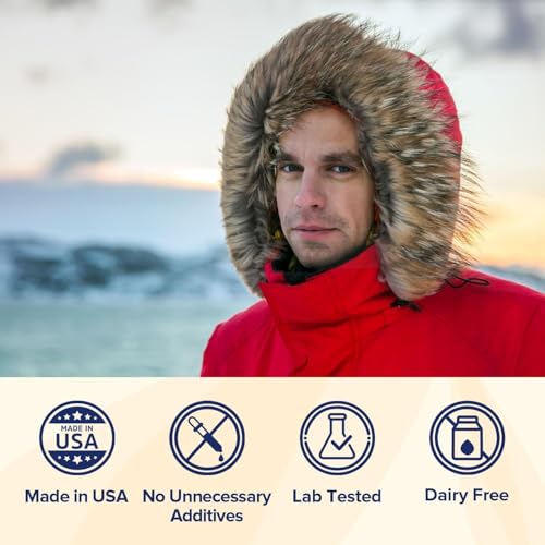 NatureMyst Professional Grade Krill Oil, 1250mg, 60 Liquid Softgels (Cut One in Half to See the Clear Difference)