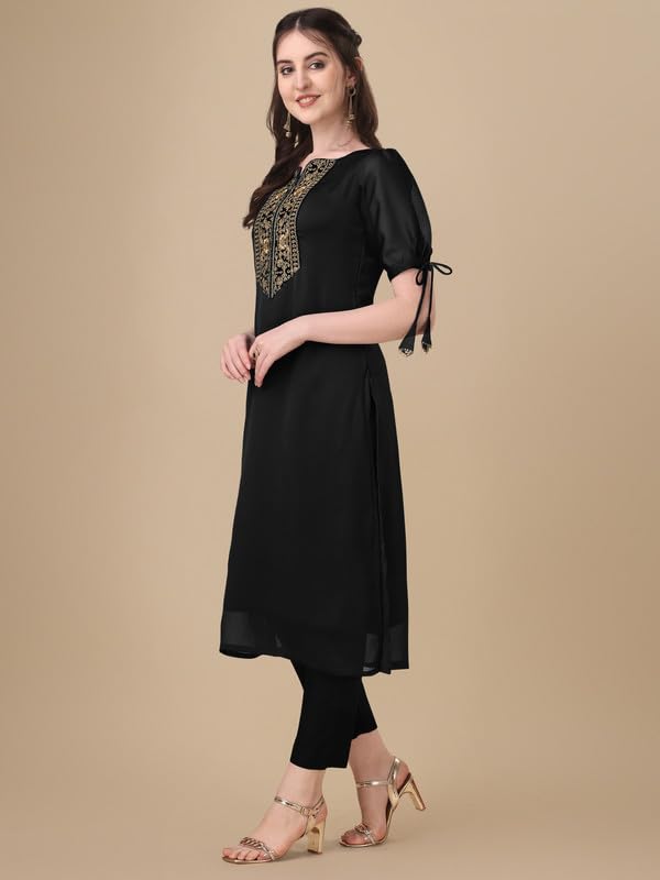 Image of Embroidery Silk Kurti