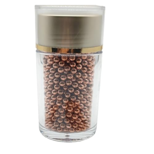 100pcs 4.4mm Solid Carbon Steel Bearing Balls Copper Plated Roller Balls for Industrial Applications