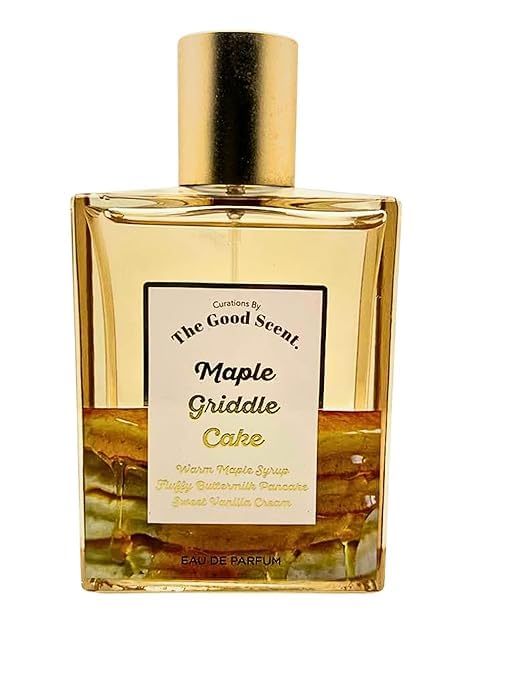 Maple Griddle Care Eau de Parfum for Women 3.4 fl oz | Sweet Vanilla Cream & Warm Maple Syrup | Long-Lasting Feminine Scent | Luxury Perfume 100ml