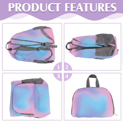 48 Pcs 17" Backpacks Bulk for School Kids Colorful Bookbags, Blurred Color by Patelai - Used condition - Image 3