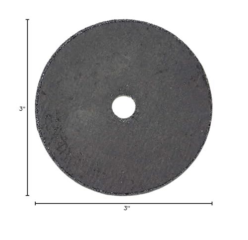 Image of Weiler 56064 3-Inch Cutting Wheel, Wolverine AO Steel /Metal Fast Cutting, Value Snagging, 1 /4 inch A24T Type 1 3 /8 inch Arbor (Pack of 40)
