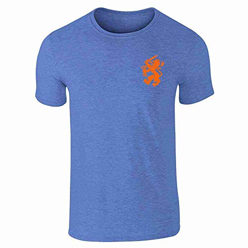 Pop Threads Dutch Soccer Retro National Team Holland Graphic Tee T-Shirt for Men