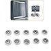 MinnowXY 10 Pcs Nylon Pulley Furniture Drawer Roller Bearing Wheel Sliding Door Wheels Runner Hardware Smooth
