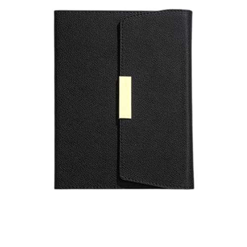 Carnet d'affaires noir format portable style classique rétro pour notes