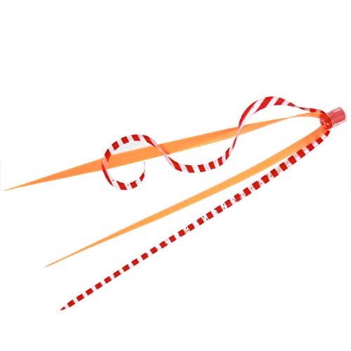 Hayabusa SE165 Musou Red Snapper Fleece Slide Tie Set, Straight & Curly #3 Red Shrimp