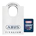 Produktbild ABUS Titalium Vorhängeschloss 96CSTI/50 - leichter Schlosskörper aus massivem Spezial-Aluminium - mit integriertem Bügelschutz - ABUS-Sicherheitslevel 8 - Silber