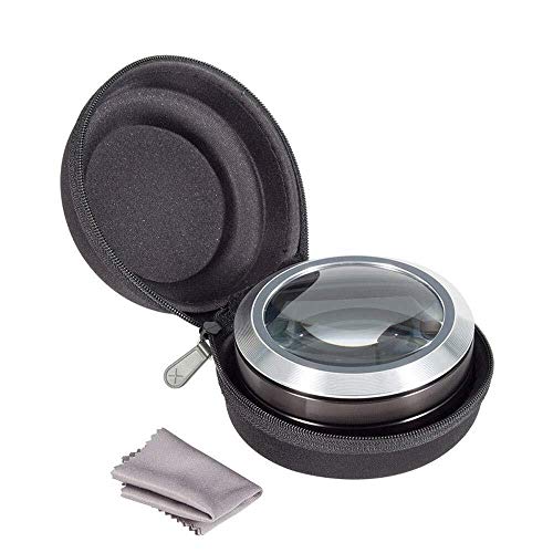 Loupe de table avec éclairage 3 LED pour déchiffrer les petits caractères - 6