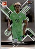2021-22 Topps Finest Bundesliga #144 Felix Nmecha VfL Wolfsburg Official German Soccer League Trading Card in Raw (NM or Better) Condition