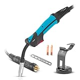 Charge jusqu'à 180 A - Pistolet à souder robuste pour une utilisation professionnelle avec des appareils de soudage à gaz de protection MIG/MAG, conçu pour une utilisation intensive dans l'atelier et le montage. Une poignée de brûleur pratique et ergonomique permet un soudage sans fatigue, même pendant des cycles de travail plus longs.