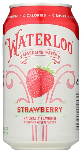 Image of Waterloo Sparkling Water Waterloo Strawberry Sparkling Water, 12 Fl Oz
