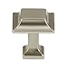Alno A950-1-PN Alno Millennium 1? Square Knob - Polished Nickel - Set of 2