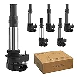 NPAUTO Ignition Coil Pack of 6 Replacement for V6 3.6 2004 2005 2006 2007 2008 2009 Cadillac CTS SRX...