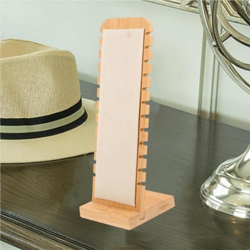 JFangZHZH Porte Bijoux,Présentoir à Collier,Porte Collier en Bois,Rangement Bijoux Organisateur,Support de Vitrine de Collier,pour Colliers, pendentifs,Bracelets,pour la Maison et Le Magasin – vue 5
