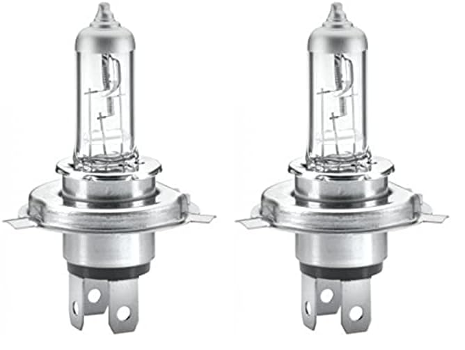 Hella Halógena Lámpara - H4 - Long Life up to 3x longer lifetime - 12V - 60/55W - Modelo de zócalo, bombilla incandescente: P43t-38 - caja - Cant.: 1-8GJ 002 525-481 (Paquete de 2)