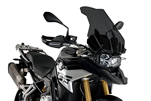 Bulle Touring Plus Puig 3595F saute-vent extra haute aérodynamique fumé foncé