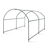 YardGrow Greenhouse Frames for Larger Hot Garden House Support Arch Frame Climbing Plants/Flowers/Vegetables Outdoor (10x7x6 FT)