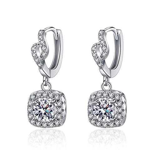 Boucles d'oreilles carrées en argent pour sublimer vos tenues chic