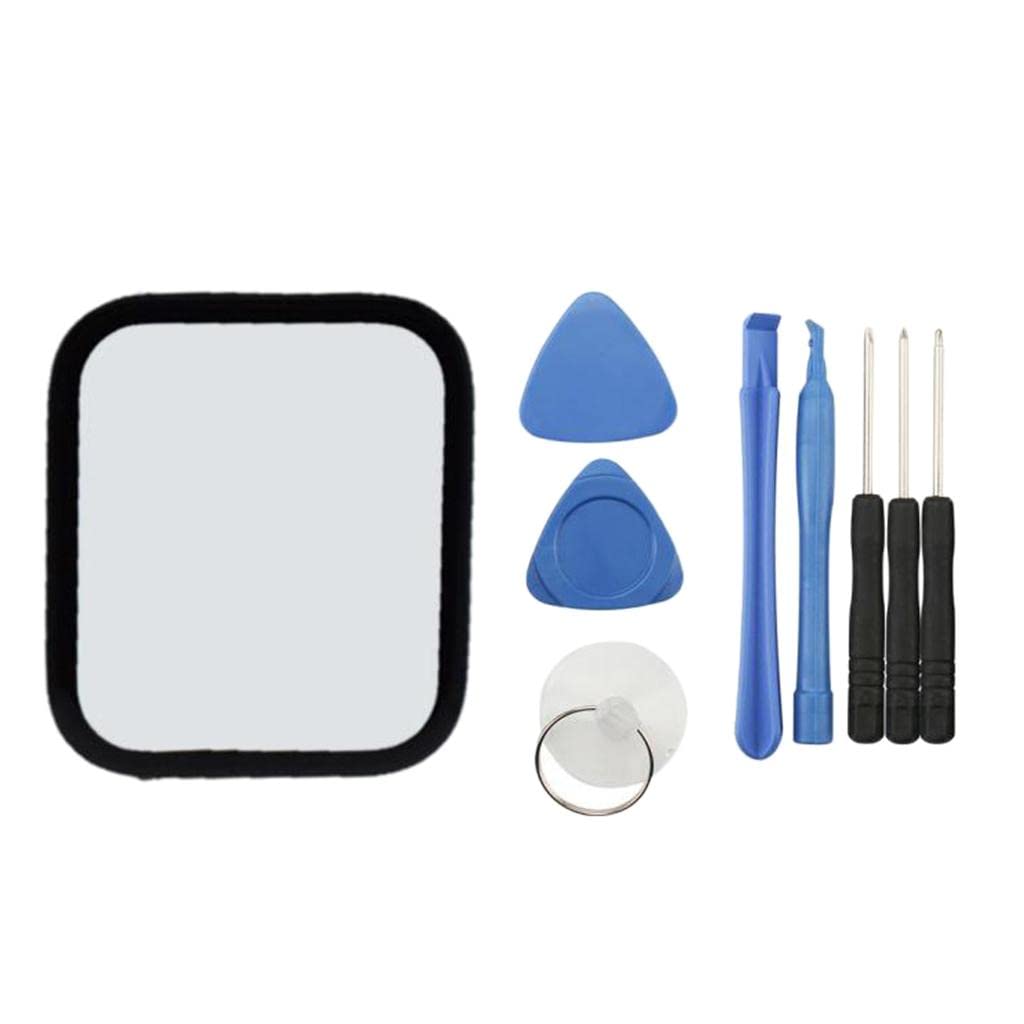 Lente Frontal Externa para Reloj Repuesto de Cristal Exterior para Pantalla Kit Separador de Vidrio Frontal Pieza de Sustitución para Pantalla de, 44mm