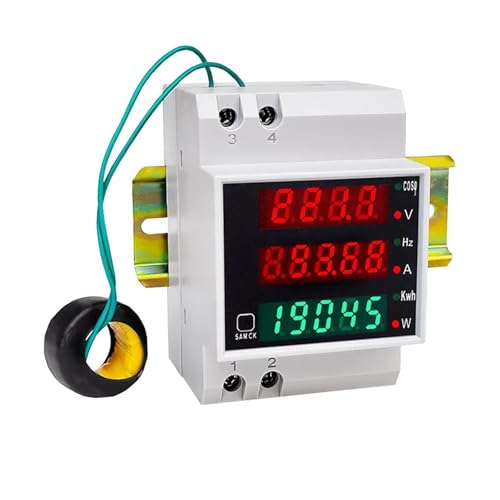 Compteur numérique multifonction D52-2058 AC 250-450V rail DIN