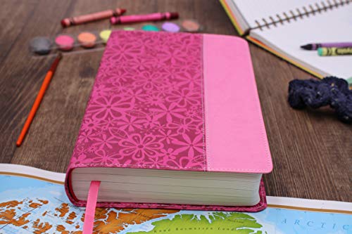 Niv, Adventure Bible, Leathersoft, Pink, Full Color #TOP2