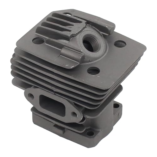 Kolben Zylinder Dichtsatz 38mm Zylinderkolben Dichtungssatz mit Kolbenring Kolbenbolzen Sicherungsclips Simmerringe Auspuffdichtung Zylinderfußdichtung für Stihl FS 220 FS 180 FS 160 Motorsense