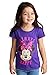 Disney Little Girls' Toddler Minnie Mouse Short Sleeve T-Shirt, Grape Violet, 3T