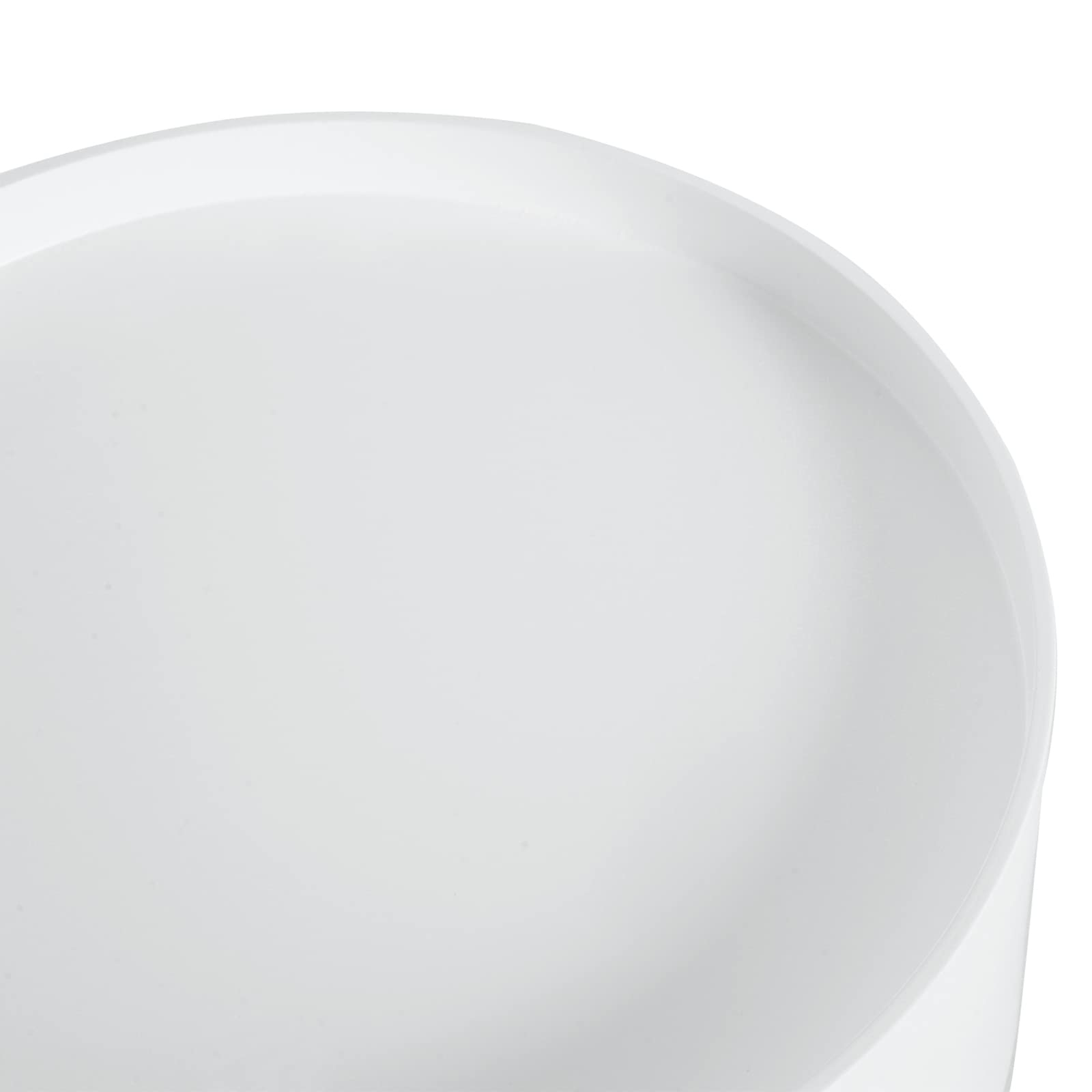 HOMCOM Tavolino da Salotto Moderno in Legno, Tavolino Rotondo con Cassetto, Tavolino da Caffè per Soggiorno e Camera, Bianco