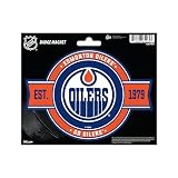 Rico Industries NHL Hockey Edmonton Oilers Standard Badge Magnet - for Car, Fridge