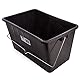 Coral 73323 Essentials Kunststoff-Farbbehälter mit Metallgriff, Schwarz, 25 Liter