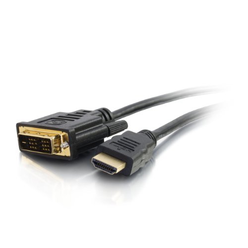 C2G Dvi To Hdmi Cable, Hdmi Adapter, Dvi-D Male To Hdmi Male, 1080P, Gold Plated For Ps4 & Ps3, 3.28 Feet (1 Meter), Black, Cables To Go 42514 #TOP3